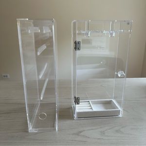 Set of Acrylic Jewelry Organizer Boxes